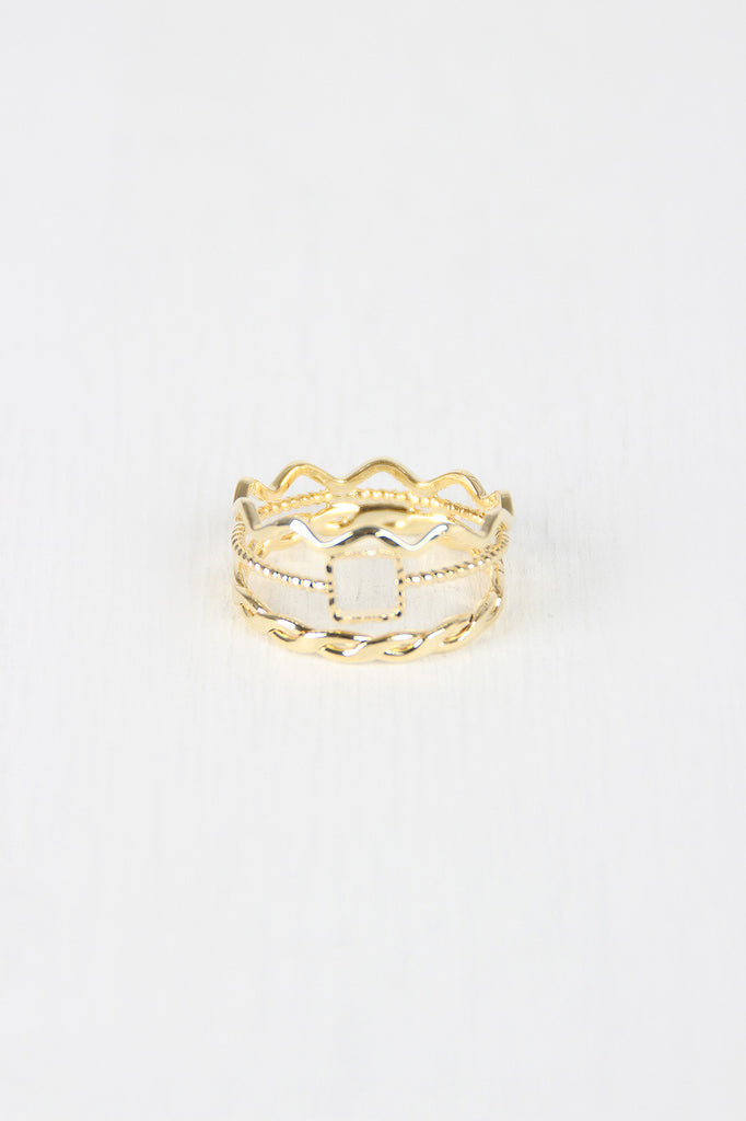 Multi Band Stacked Square Ring
