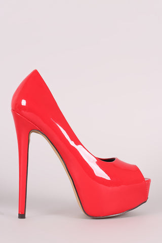 Bamboo Suede Buckled Strap Chunky Heel