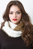 Knit and Fur Infinity Scarf