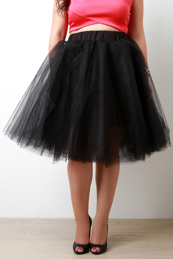 Tutu Tulle A-Line Skirt