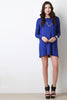 Boxy Long Sleeve Mini Dress