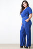 Chain Belt Straight Leg Jumpsuit