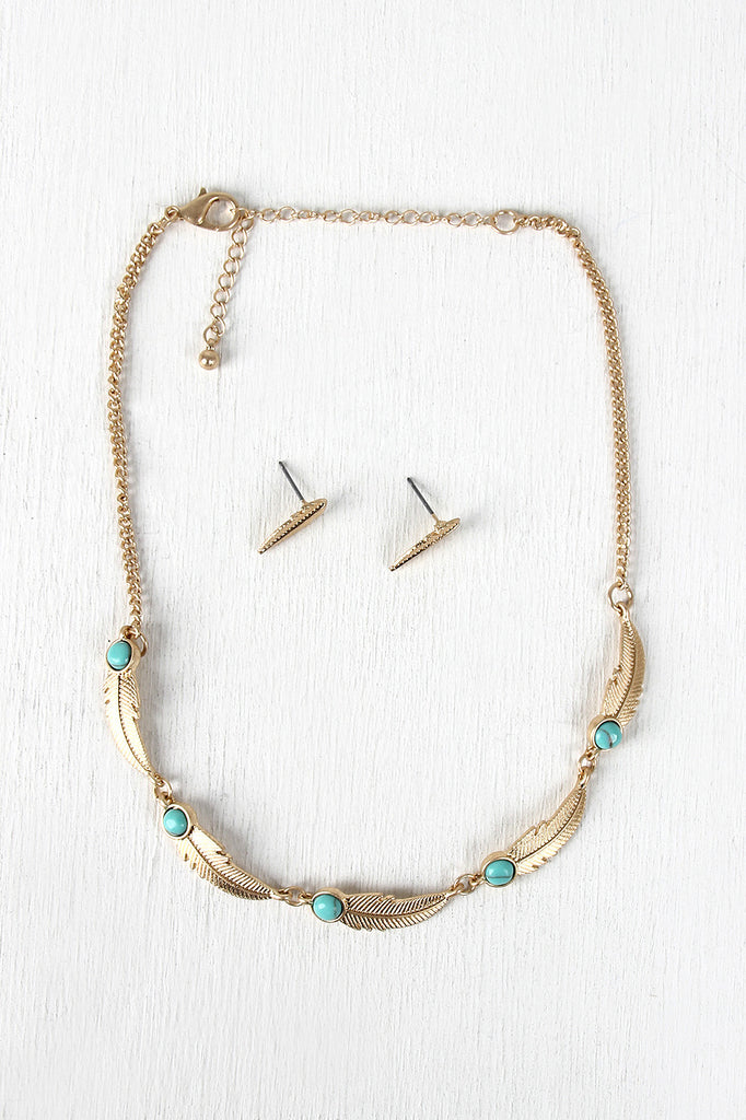 Feather Links Necklace