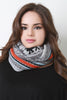 Reindeer Fair Isle Infinity Scarf