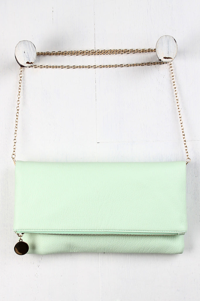 Detachable Chain Flap Clutch Bag