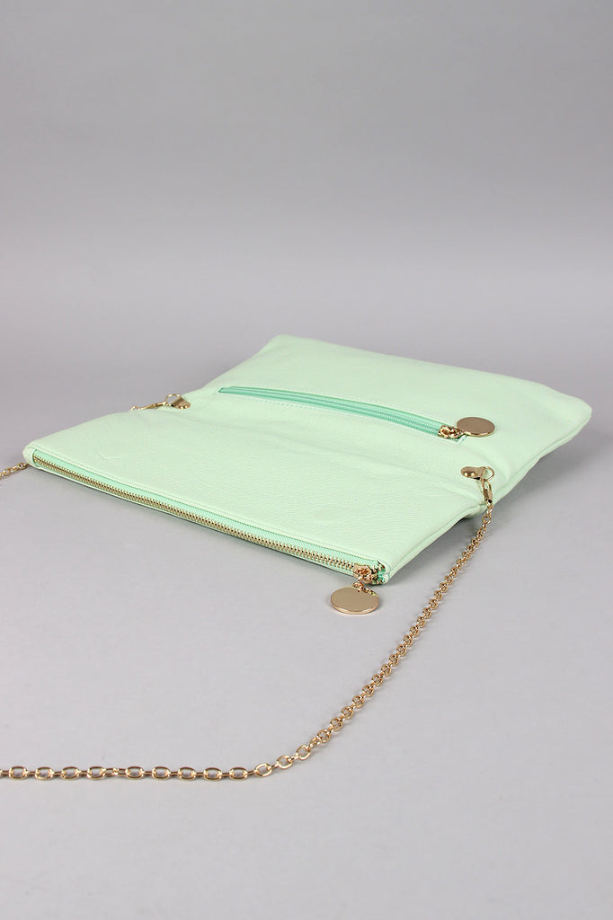 Detachable Chain Flap Clutch Bag