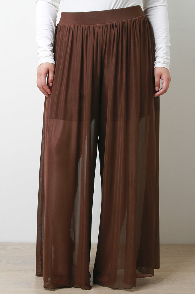 Mesh Maxi Pants