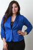 Ruched Quarter Sleeve Jacket