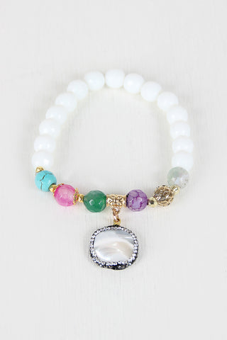 Multicolor Stones Beaded Sweetness Bracelet