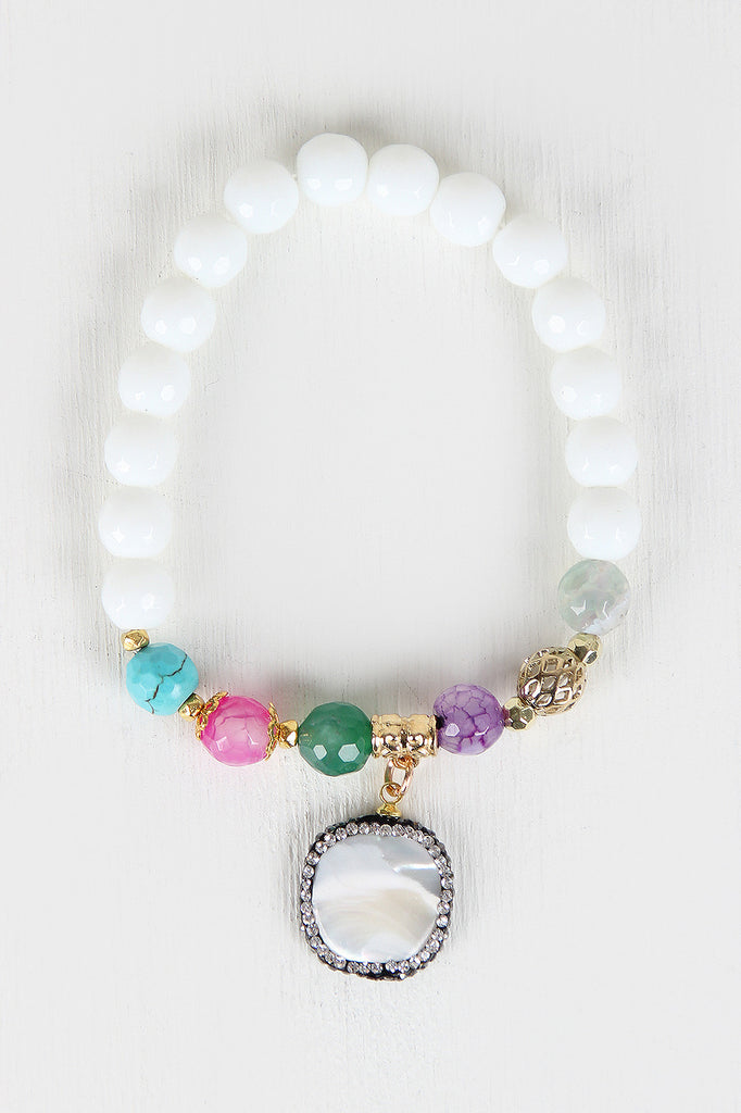 Multicolor Stones Beaded Sweetness Bracelet