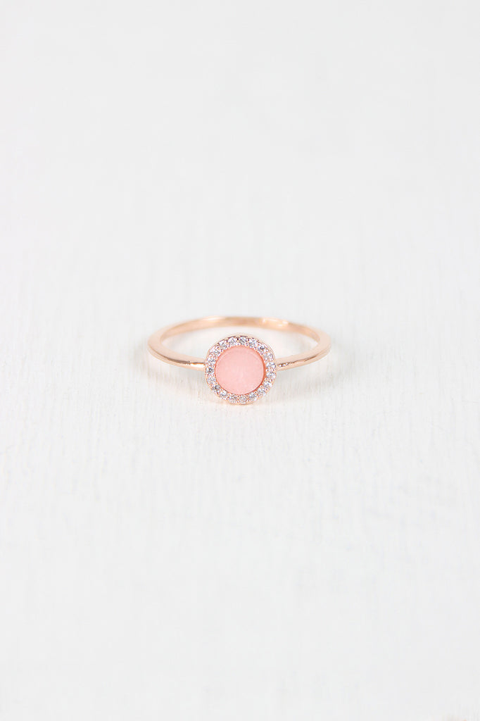 Rhinestone Circle Ring