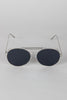 Straight Aviator Side Shield Sunglasses