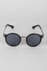 Retro Metal and Plastic Round Sunglasses