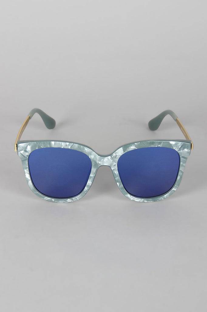 Wayfarer Style Granite Sunglasses