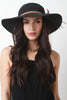 Braided Tie Straw Summer Hat