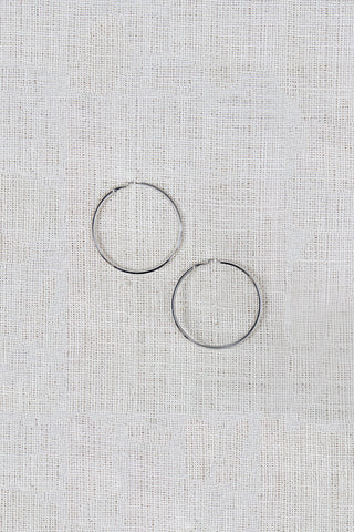 Square Wire Hoop Earrings