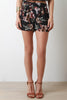 Floral Printed Chiffon Shorts