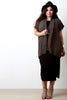 Dolman Sleeve Open Front Cardigan