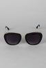 Mod Rectangular Cat Eye Wire Bridge Sunglasses