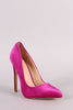 Liliana Velvet Pointy Toe Stiletto Pump