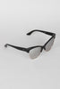 Semi-Rimless Wild Cat Textured Sunglasses