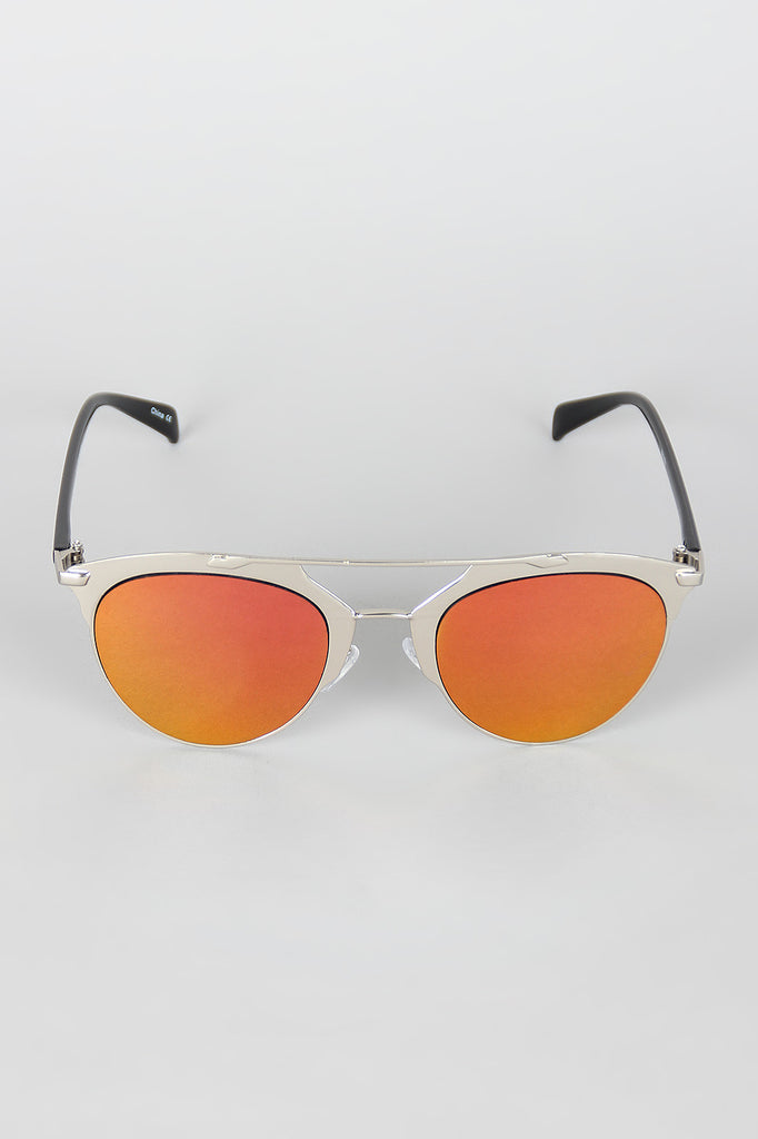 Double Bridge Matte Shooter Sunglasses