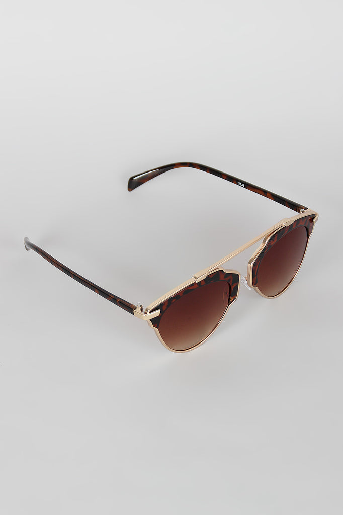 Top Bridge Butterfly Wing Sunglasses