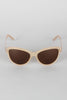 Curved Wing Silhouette Sunglasses