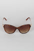 Curved Wing Silhouette Sunglasses