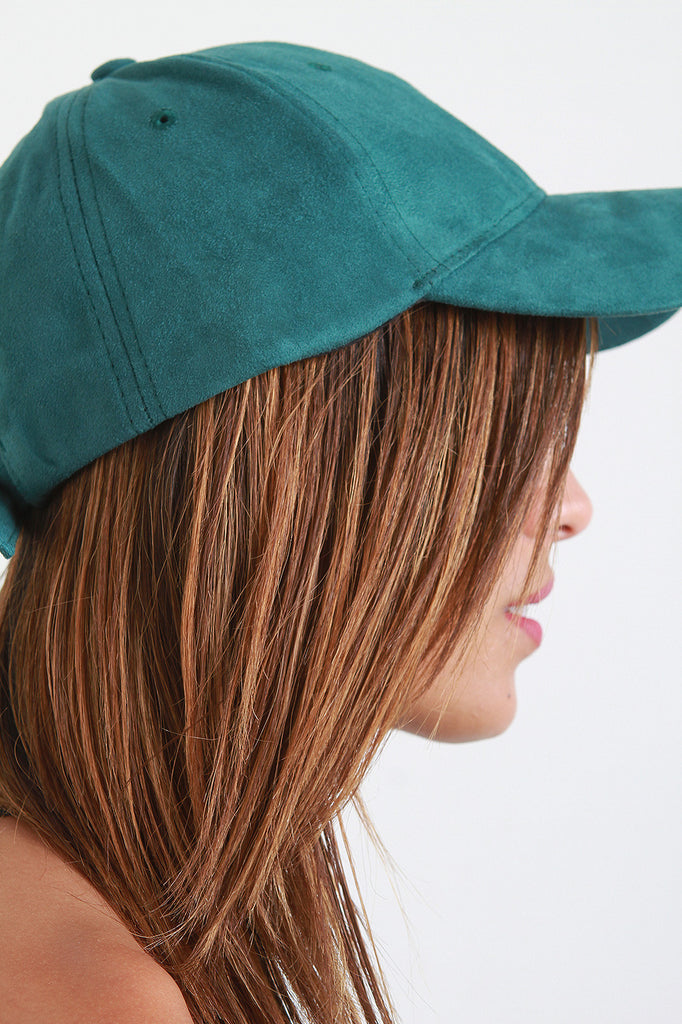 Vegan Suede Baseball Cap