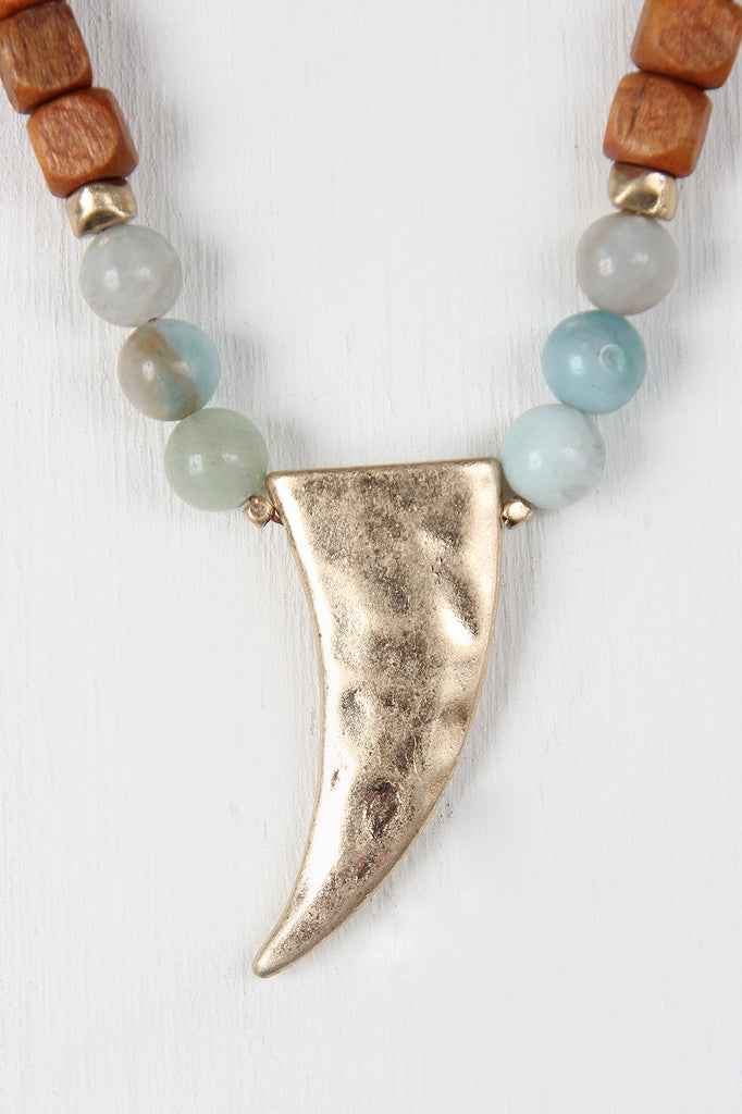 Natural Huntress Pendant Necklace