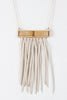 Double Layer Fringe Bar Necklace