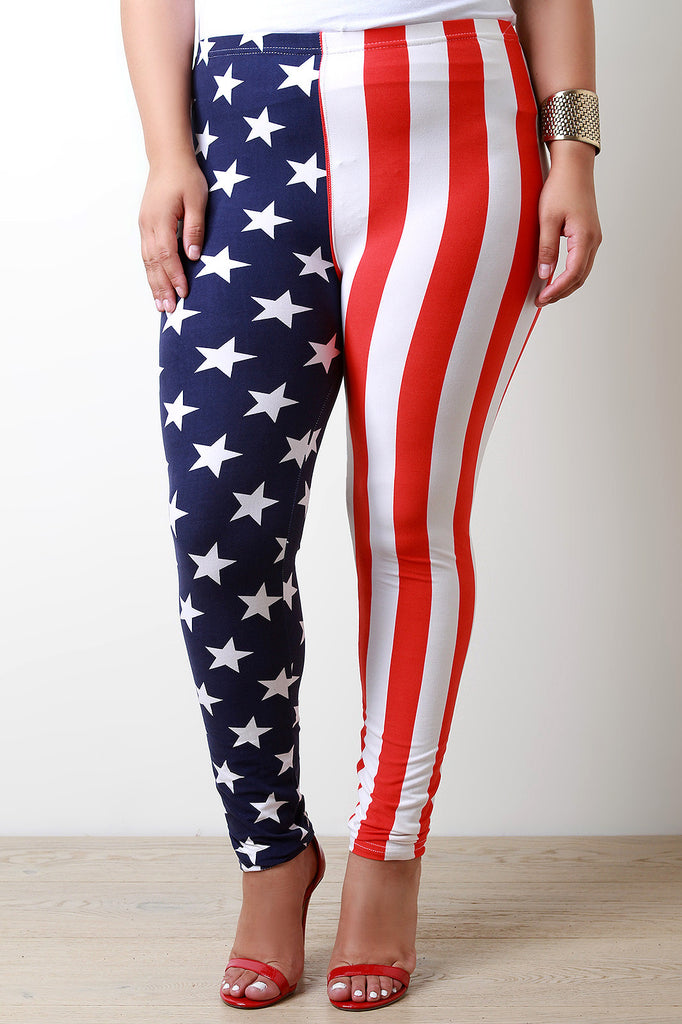 Stars And Stripes Leggings