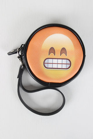 Grinning Face Emoji Coin Purse