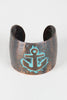 Anchors Away Bronze Cuff