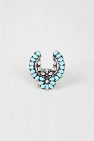 Turquoise Flying Eagle Ring