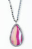 Agate Stone Pendant Necklace