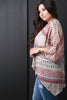 Boho Paisley Chiffon Open Front Cardigan