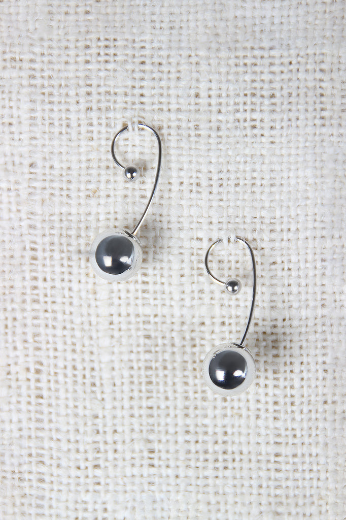 Simple Sphere Dangle Earrings