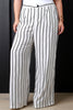 High Waisted Stripe Wide Leg Pants