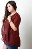 Casual Chiffon Cover Up High Low Cardigan