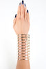 Grid Caged Arm Cuff Bracelet