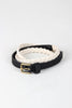 Nautical Braided Rope Skinny Belt