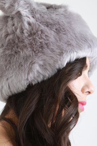 Furry Cat Ear Beanie