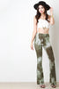 Cloudy Tie Dye Bell Bottom Pants