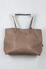 Large Textured Vegan Leather Tote Bag Set