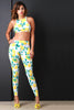 Leafy Lemons High Waisted Leggings