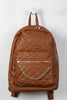 Quilted Vegan Leather Backpack