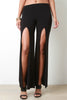 Vent Slit Wide Leg Pants