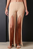 Vent Slit Wide Leg Pants